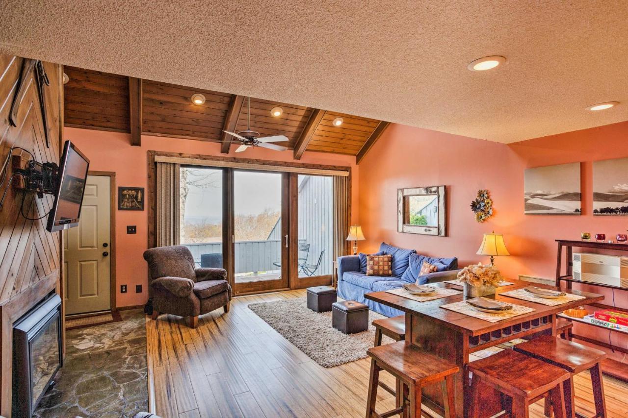 Pet-Friendly Beech Mountain Condo Steps To Slopes エクステリア 写真
