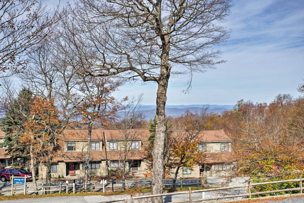 Pet-Friendly Beech Mountain Condo Steps To Slopes エクステリア 写真